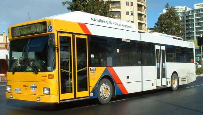 Adelaide Metro MAN SL202 CNG PMCA 1683